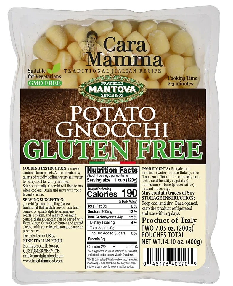 Image of Cara Mamma Gluten Free Gnocchi Potato