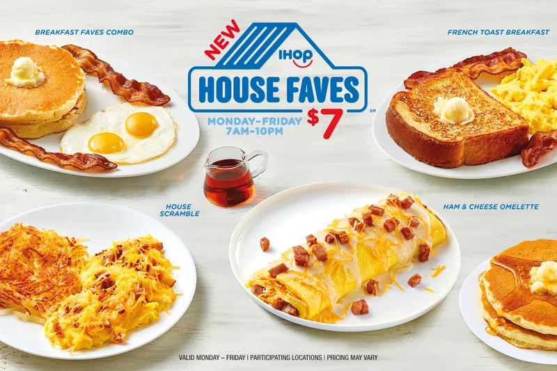 NEW HOUSE FAVES: MONDAY-FRIDAY 7AM-10PM, $7