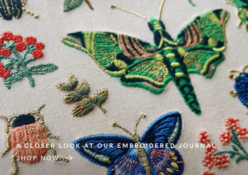 Embroidered Journal