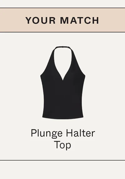 Plunge Halter Top