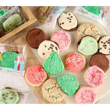 Cheryl's 24pc Holiday Chocolate or Vanilla Lovers Cookie Variety