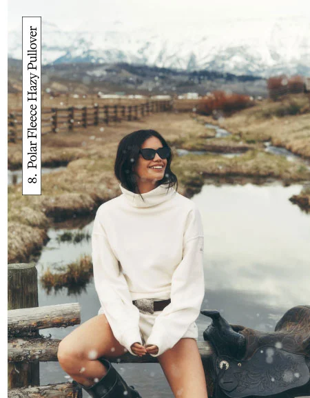 8. POLAR FLEECE HAZY PULLOVER