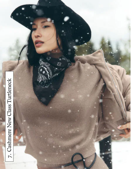 7. CASHMERE NEW CLASS TURTLENECK
