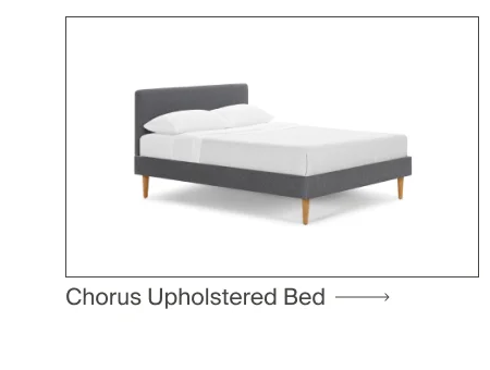 Chorus Bed with Upholstered