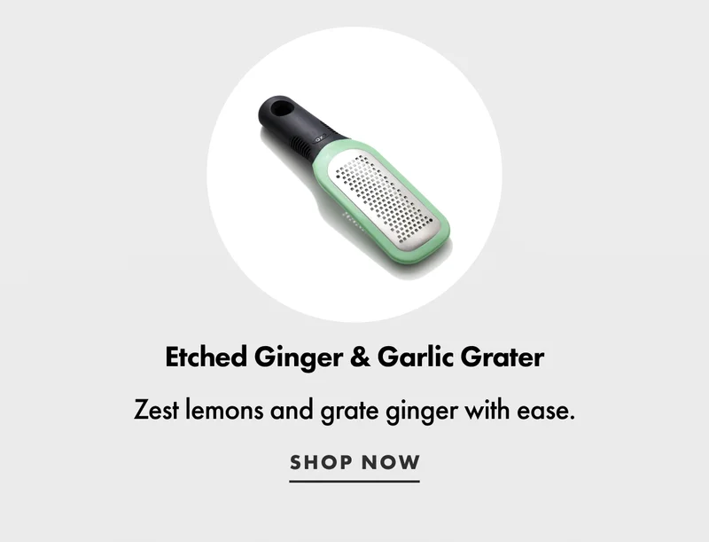 Etched ginger and garlic grater