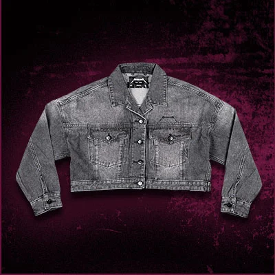 Women's Crop Denim Jacket