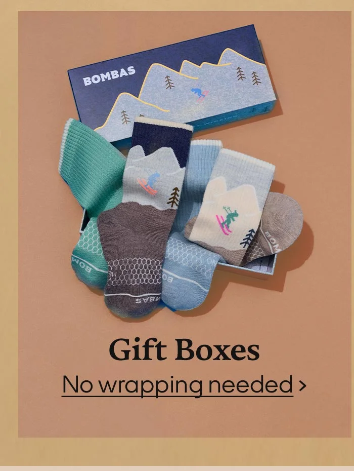 Gift Boxes No wrapping needed