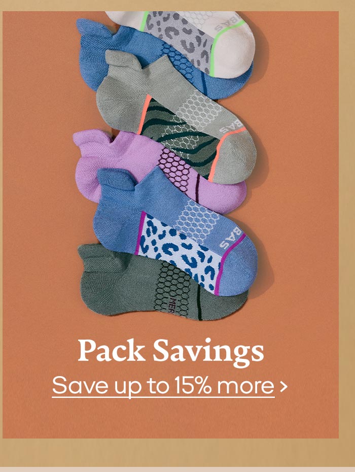 Pack Savings Save up to 15% more