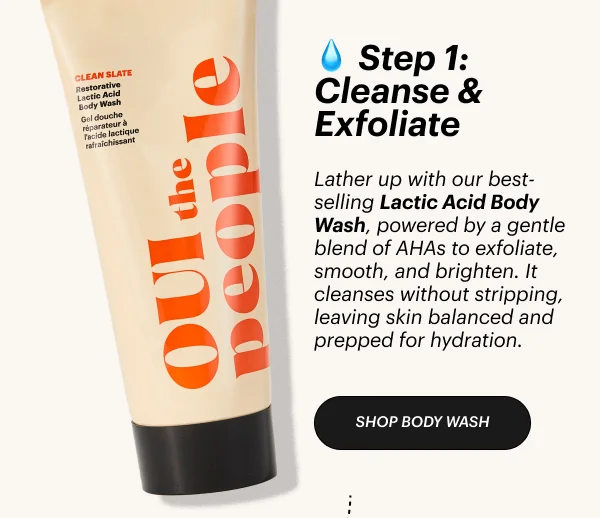 OUI the People CLEAN SLATE Lactic Acid Body Wash