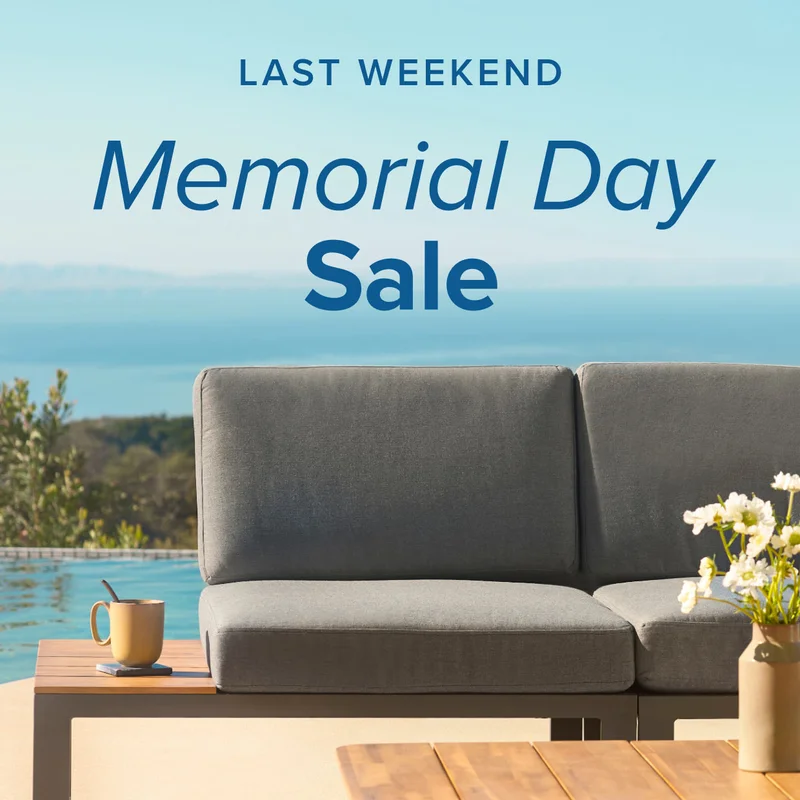MEMORIAL DAY SALE. LAST CHANCE. SHOP NOW.