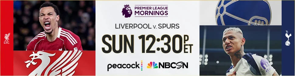 Liverpool v. Spurs Sunday 12:30p ET