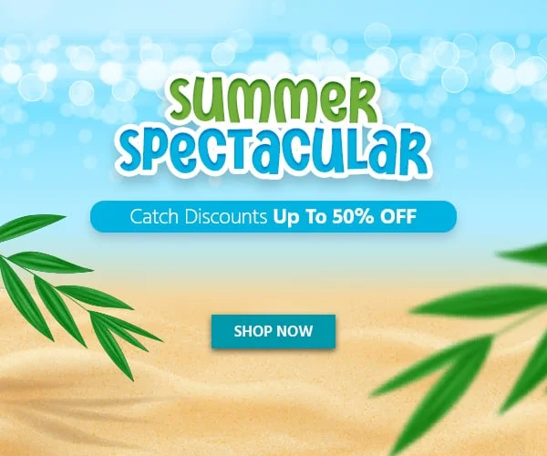 Summer Spectacular Catch Discounts Up to 50% Off! Shop Now