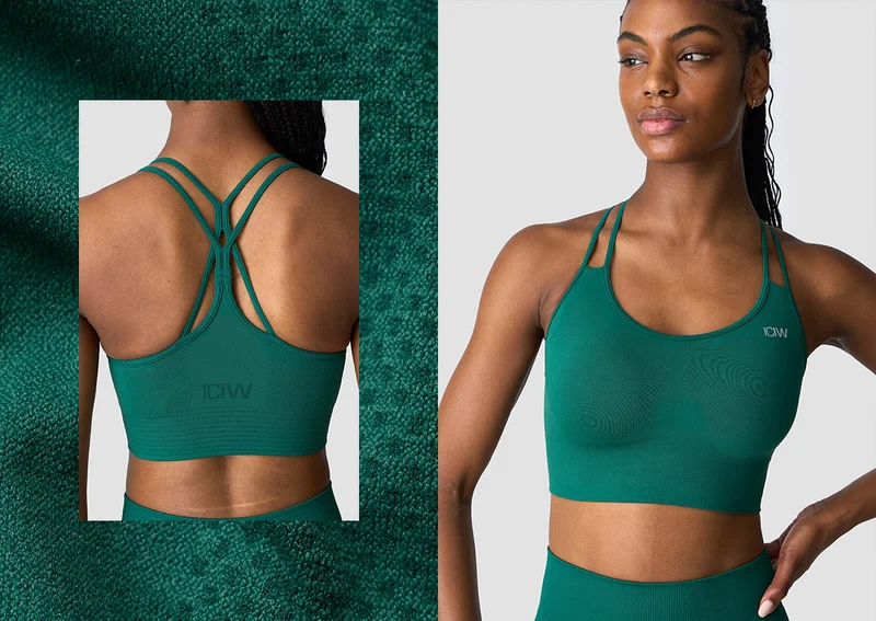 Define Seamless Sports Bra Deep Emerald