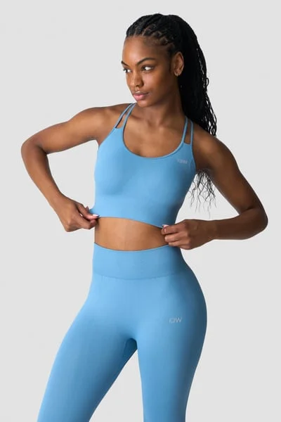 Image of Define Seamless Sports Bra Light Teal