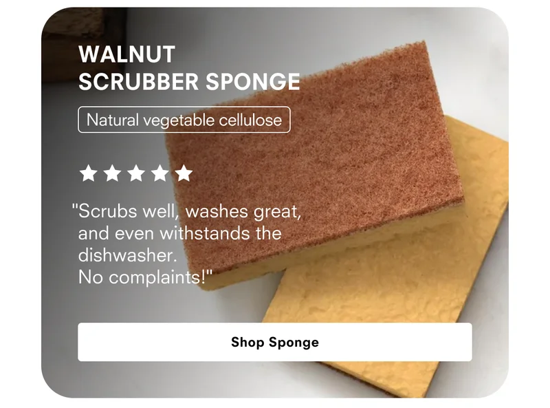 "Scrubs well, washes great, and even withstands the dishwasher. No complaints!"