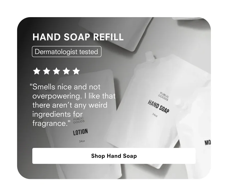 "Smells nice and not overpowering. I like that there aren’t any weird ingredients for fragrance."