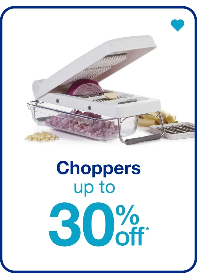 Choppers up to 30% Off  — Shop Now!
