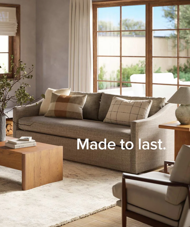 Furniture that's made to last. Shop now.