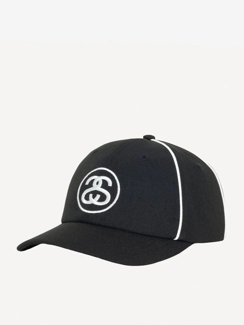 Image of Stussy Lp Piping Cap - Black