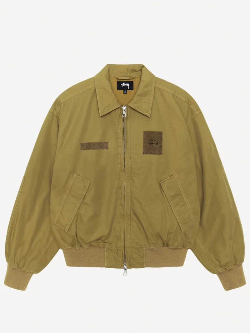 Image of Stussy Flight Bomber - Golden Olive