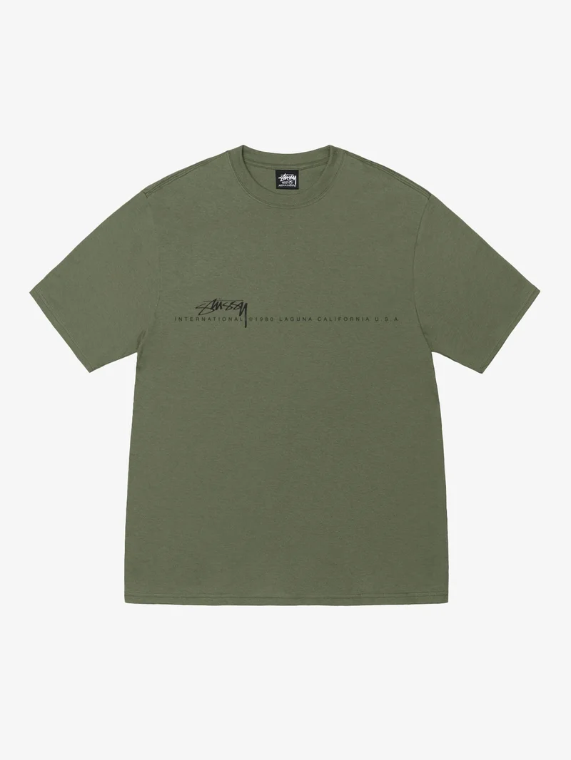 Image of Stussy Smooth 80 Tee - Olive