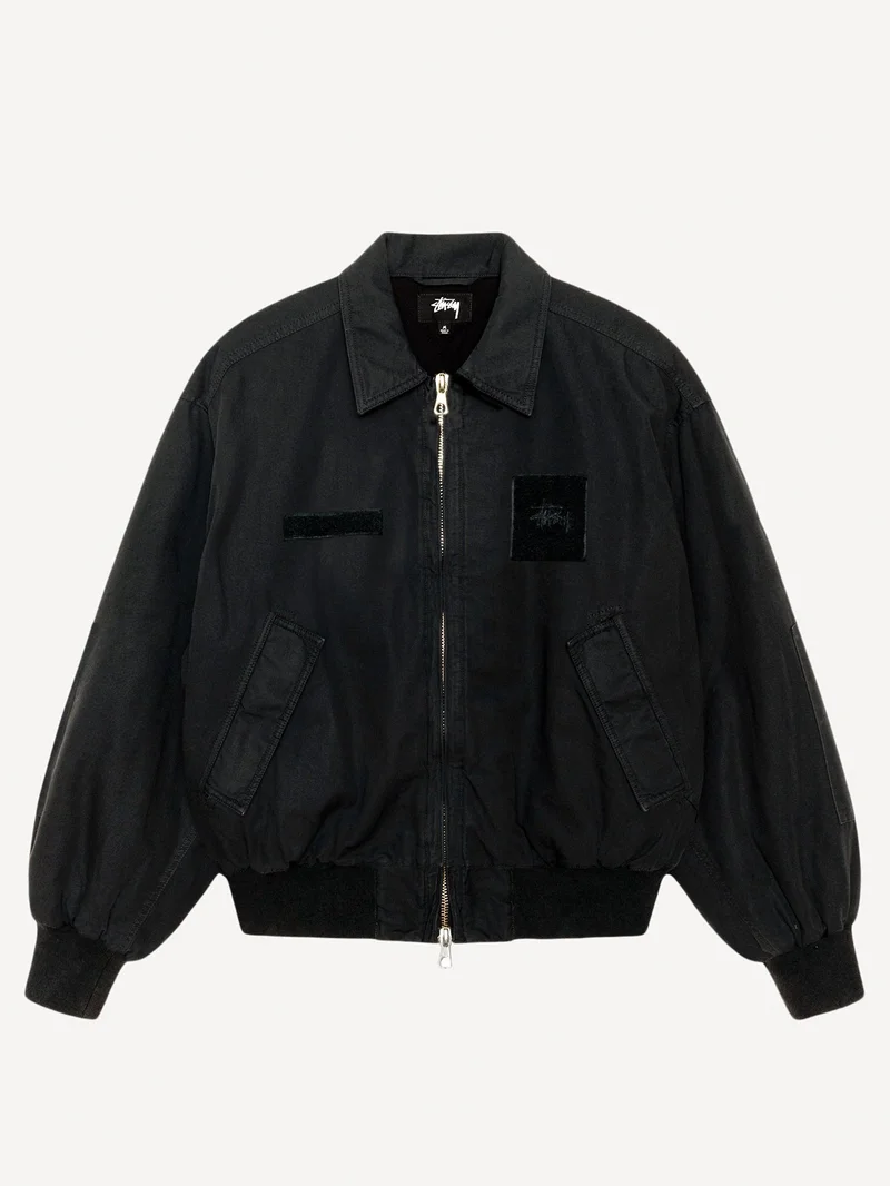 Image of Stussy Flight Bomber - Black