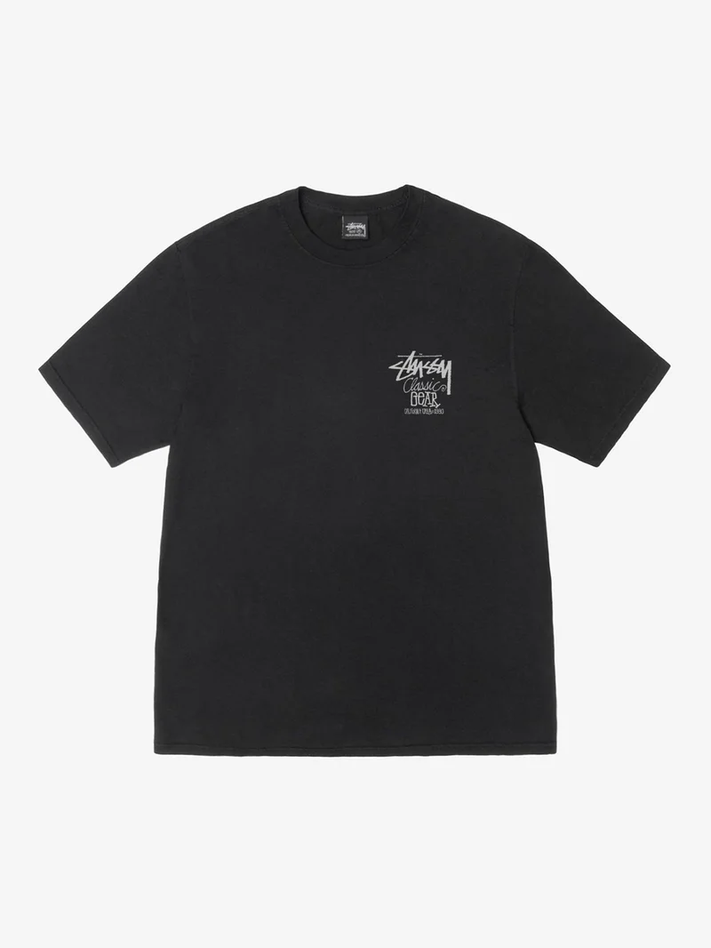 Image of Stussy Classic Gear Pigment Dyed Tee - Black
