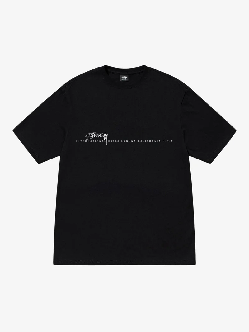 Image of Stussy Smooth 80 Tee - Black