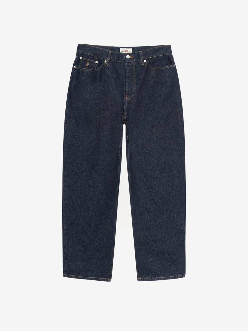 Image of Stussy Big Ol Jean Denim - Rinsed Indigo