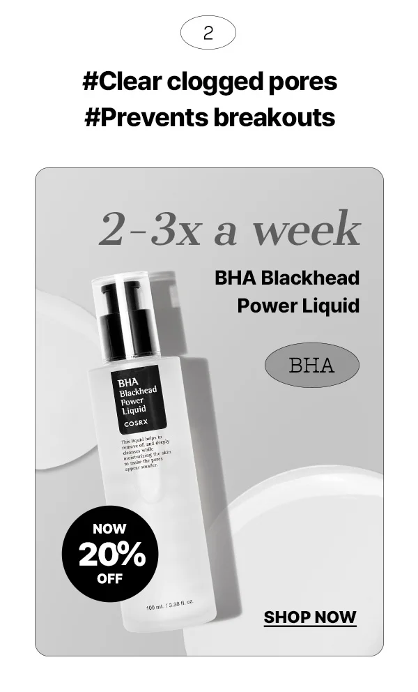 #Clear clogged pores, BHA Liquid. NOW SAVE 20%