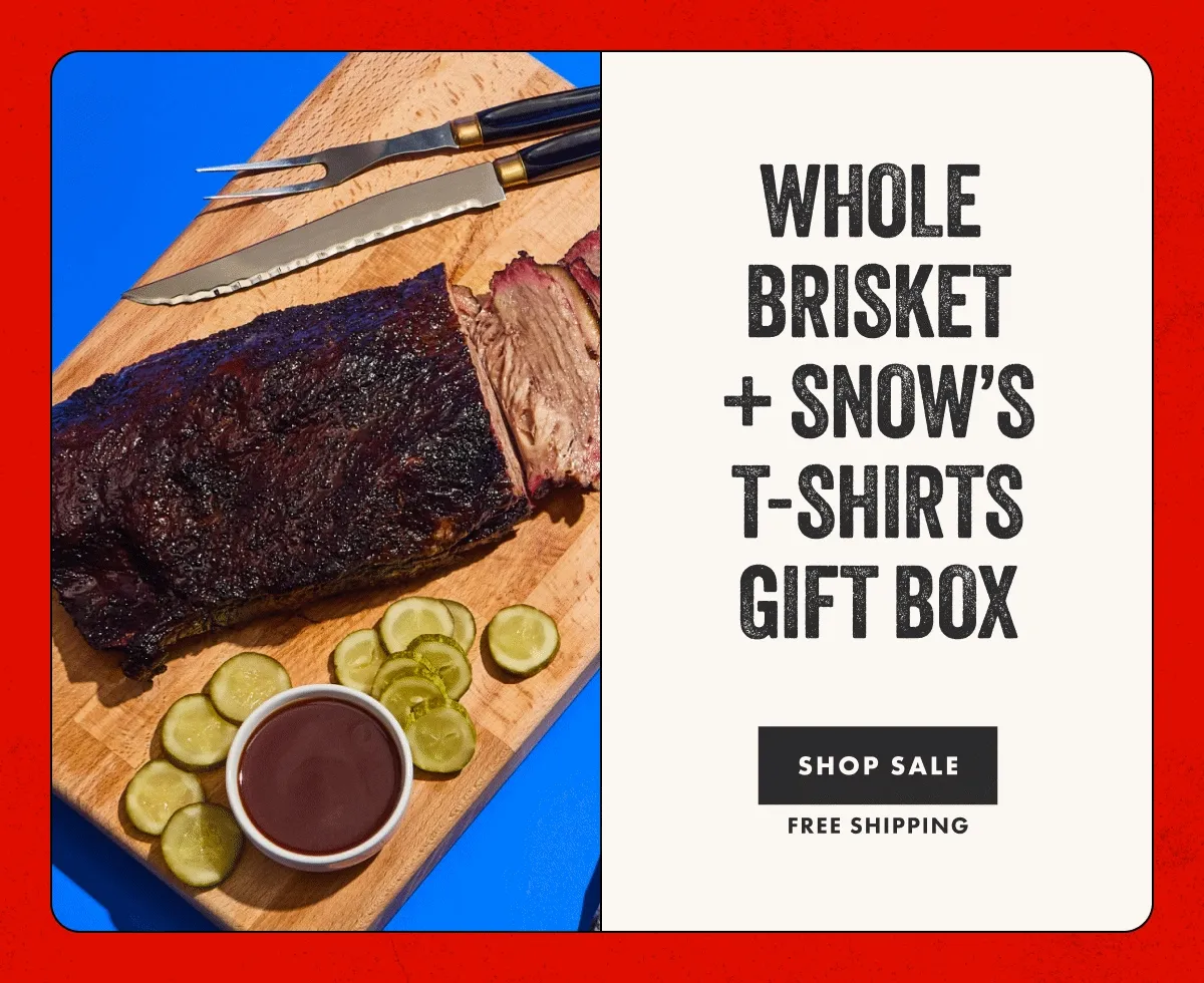 BBQ Brisket + T-Shirts Gift Box