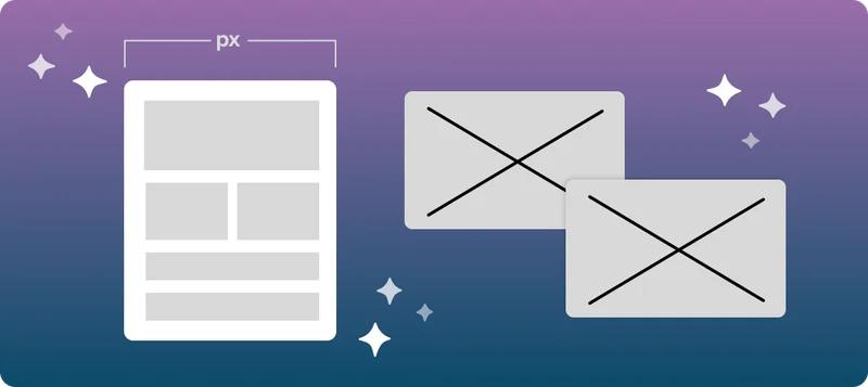 Icons representing different best design practices for email