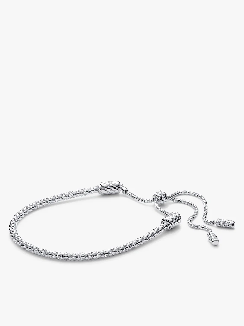 Pandora Moments Studded Chain Slider Bracelet