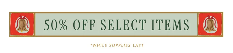 50% Off select Items