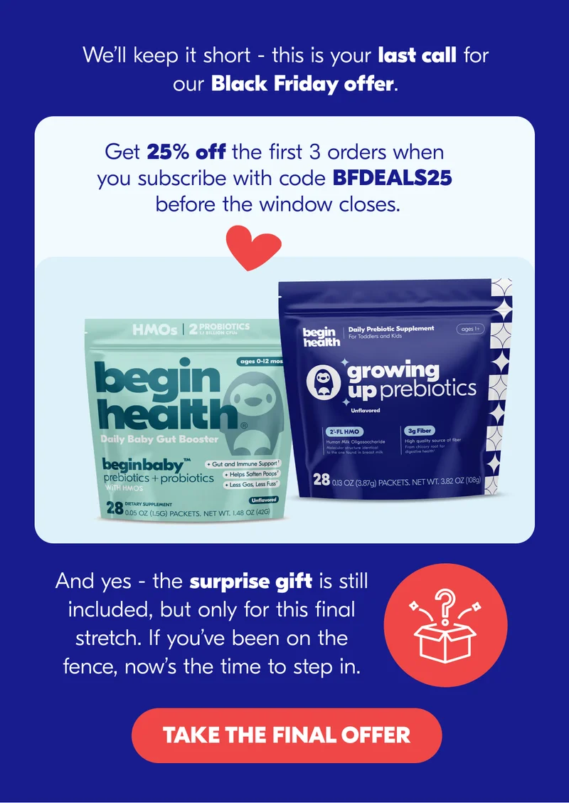 We’ll keep it short - this is your&nbsp;last call&nbsp;for our Black Friday offer.