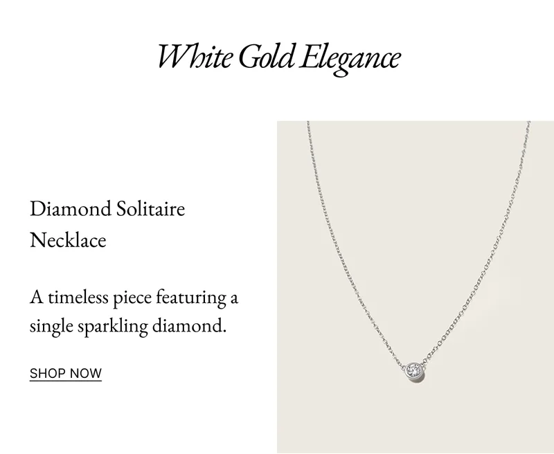 14k Solid Gold Diamond Solitaire Bezel Necklace