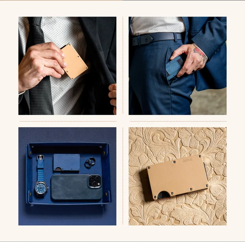 Product image use for leather wallet