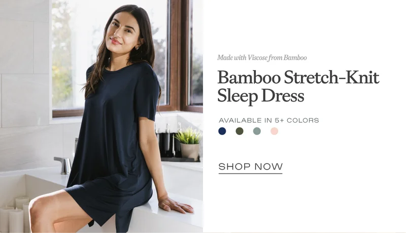 Bamboo Stretch-Knit Sleep Dress Bamboo Stretch-Knit Sleep Dress