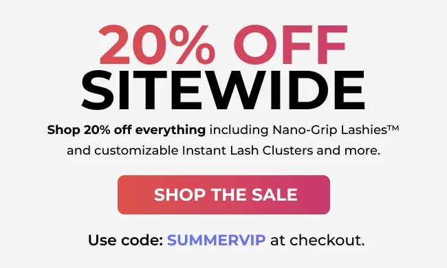 Memorial Day Sale: 20% OFF Sitewide