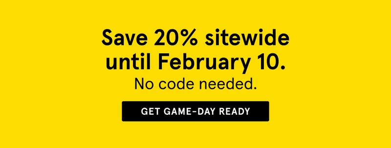 Save 20% sitewide until Feb. 10th!