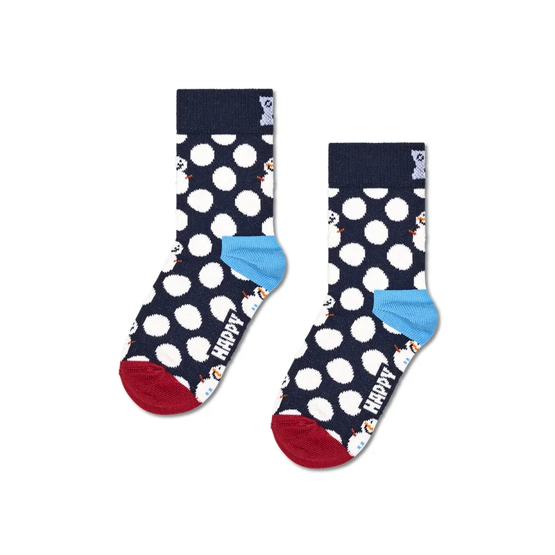 Kids Big Dot Snowman Sock