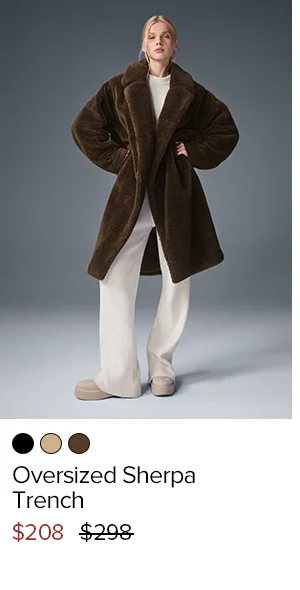 OVERSIZED SHERPA TRENCH