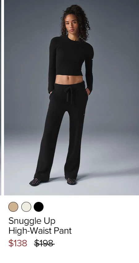 SNUGGLE UP HIGH-WAIST PANT
