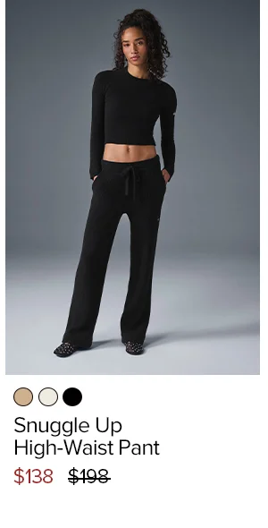 SNUGGLE UP HIGH-WAIST PANT