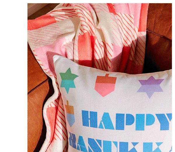 Happy Hanukkah Pillow