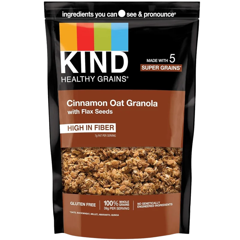 Image of KIND Cinnamon Oat Clusters with Flax Seeds