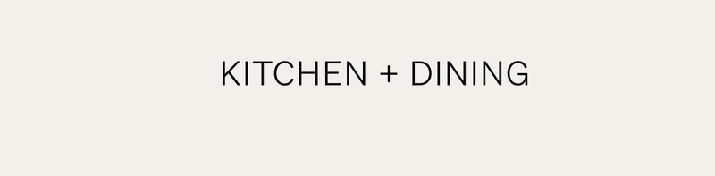 Shop Kitchen + Dining