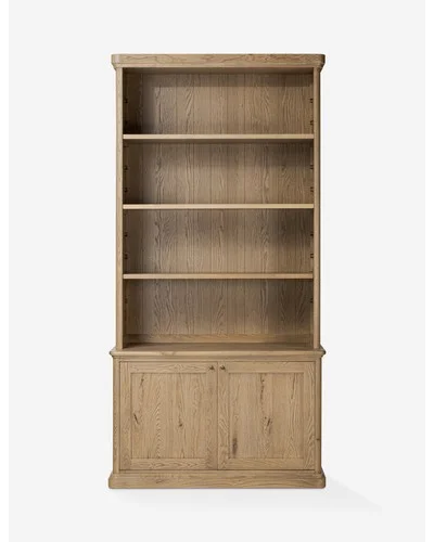 Dumont Bookcase by Amber Lewis x Four Hands-Smoked Black