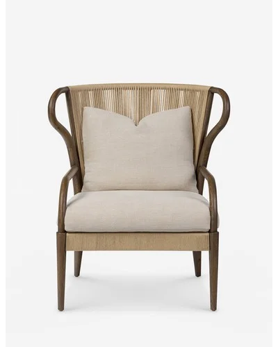 Amira Accent Chair by Amber Lewis x Four Hands-Flint