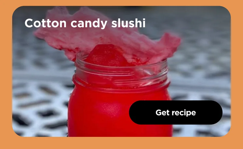 Cotton candy slushi